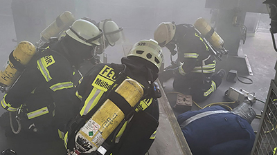 Einsatzübung mit LZ Hamminkeln